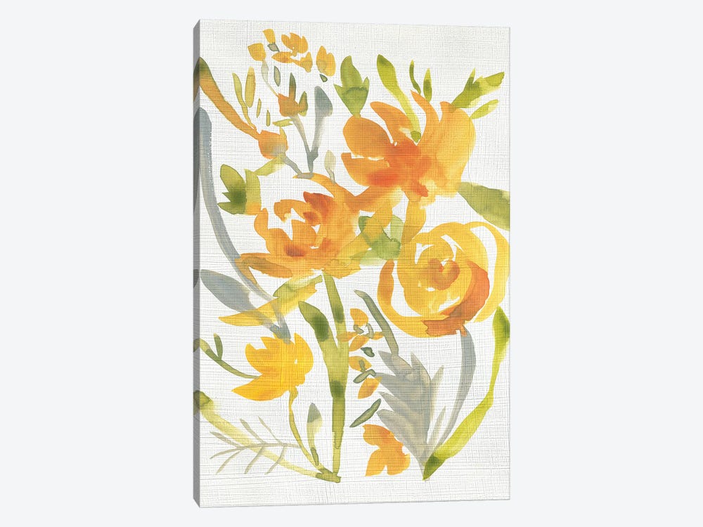 Butterscotch Bouquet II by Chariklia Zarris 1-piece Canvas Art Print