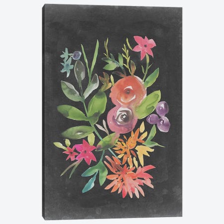 Velvet Floral II Canvas Print #ZAR630} by Chariklia Zarris Art Print