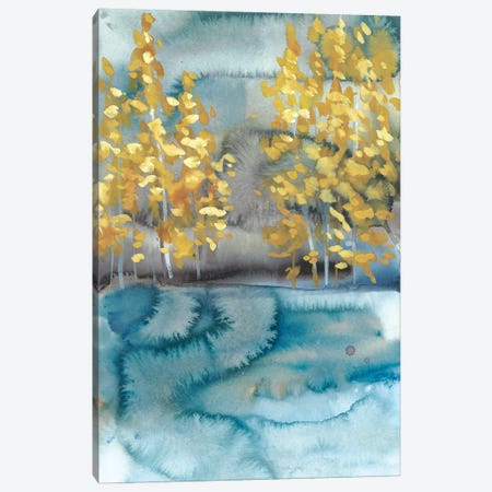 Golden Trees II Canvas Print #ZAR640} by Chariklia Zarris Canvas Wall Art