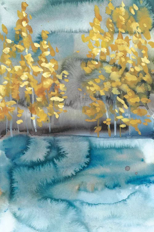 Golden Trees II by Chariklia Zarris wall art