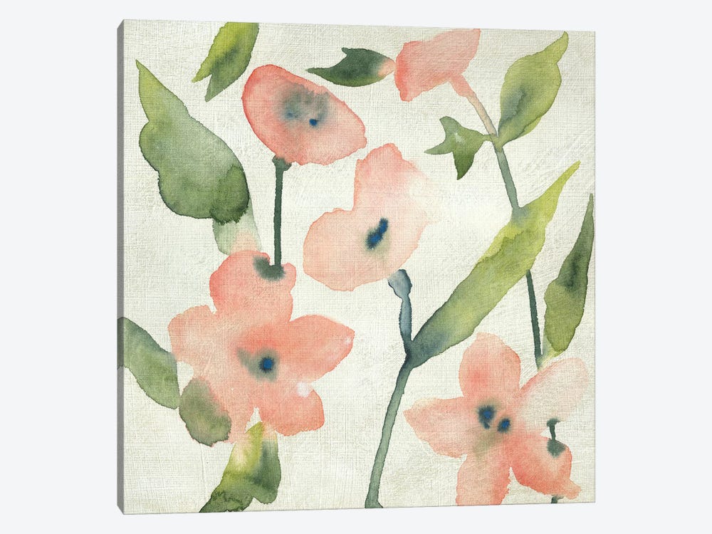 Blush Pink Blooms I by Chariklia Zarris 1-piece Art Print