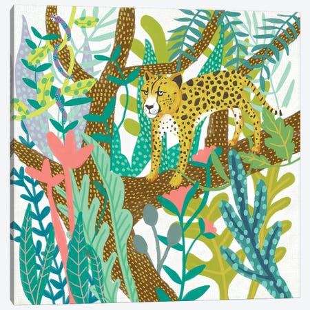 Jungle Roar I Canvas Print #ZAR685} by Chariklia Zarris Canvas Print