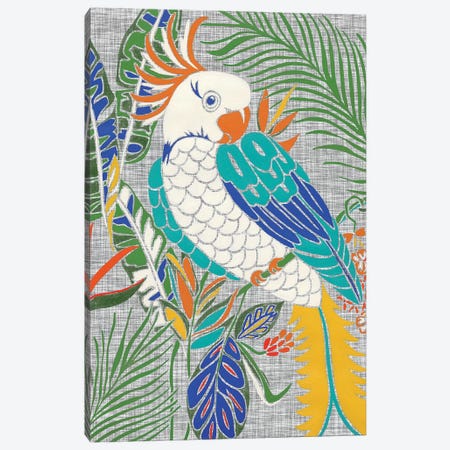 Tropical Cockatoo Canvas Print #ZAR692} by Chariklia Zarris Canvas Print