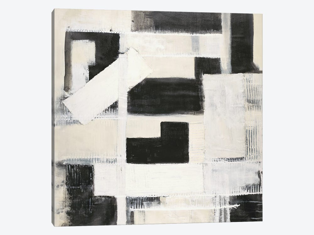 Neutral Blocks by Zelda Crane 1-piece Canvas Art