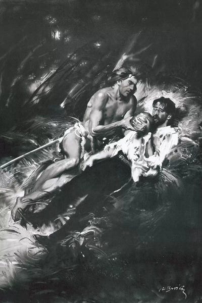 Tarzan: Tarzan of the Apes®, Chapter XXIII by Zdeněk Burian