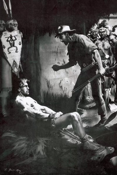 Tarzan: The Beasts of Tarzan®, Chapter VII by Zdeněk Burian