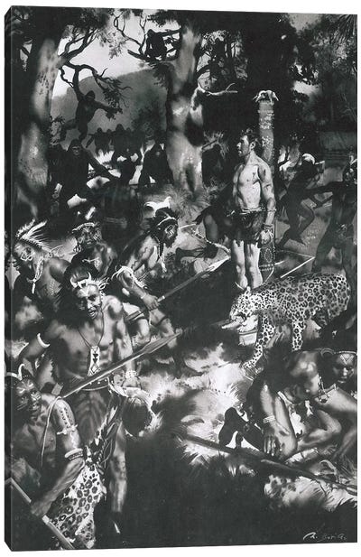 The Beasts of Tarzan, Chapter X Canvas Art Print