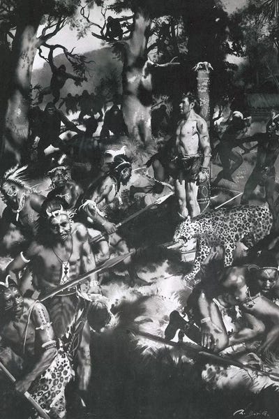 Tarzan: The Beasts of Tarzan®, Chapter X by Zdeněk Burian