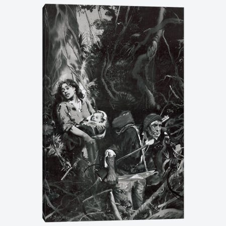 The Beasts of Tarzan®, Chapter XII Canvas Print #ZDB19} by Zdeněk Burian Canvas Art