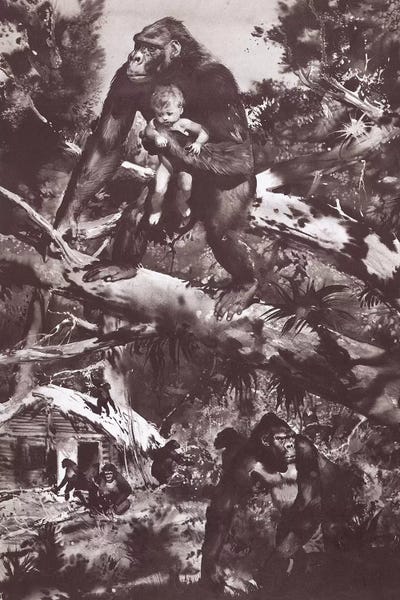 Gorillas: Tarzan of the Apes®, Chapter IV by Zdeněk Burian