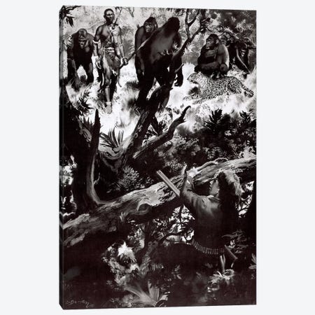 The Beasts of Tarzan®, Chapter XIV Canvas Print #ZDB21} by Zdeněk Burian Canvas Art Print
