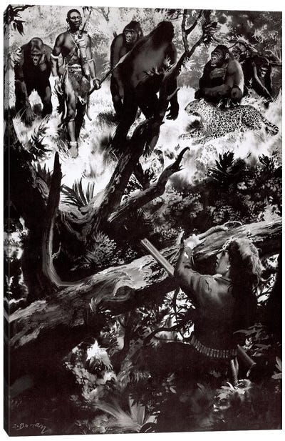 The Beasts of Tarzan, Chapter XIV Canvas Art Print