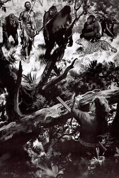 Novels & Scripts: The Beasts of Tarzan®, Chapter XIV by Zdeněk Burian