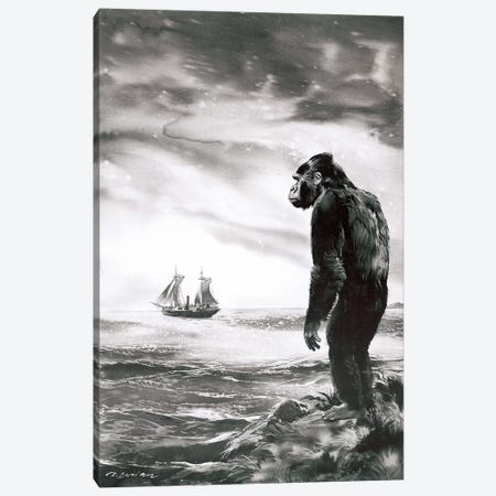 The Beasts of Tarzan®, Chapter XXI (part 2) Canvas Print #ZDB25} by Zdeněk Burian Canvas Artwork