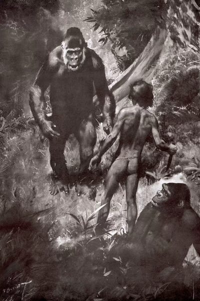 Gorillas: Tarzan of the Apes®, Chapter VII by Zdeněk Burian