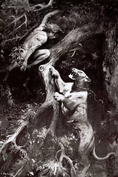 Tarzan: Tarzan of the Apes®, Chapter VIII by Zdeněk Burian