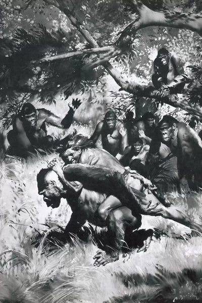 Tarzan: Tarzan of the Apes®, Chapter XII by Zdeněk Burian