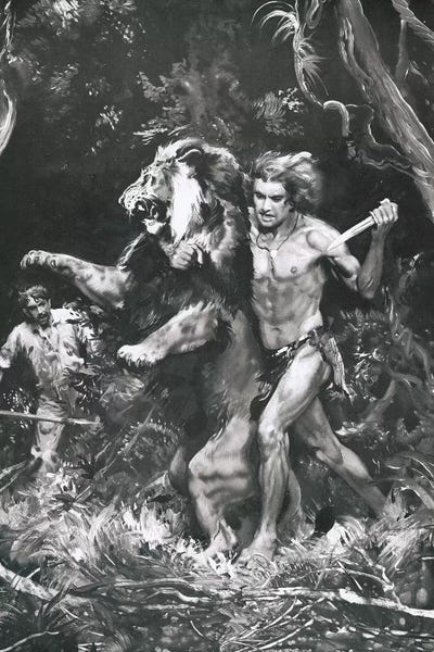 Tarzan: Tarzan of the Apes®, Chapter XIV by Zdeněk Burian