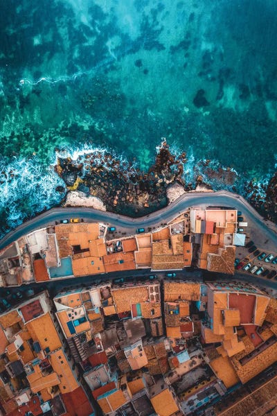 Seaside In Sicily by Zach Doehler framed wall art