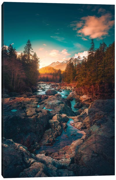 The River Of Tranquility Canvas Art Print - Zach Doehler