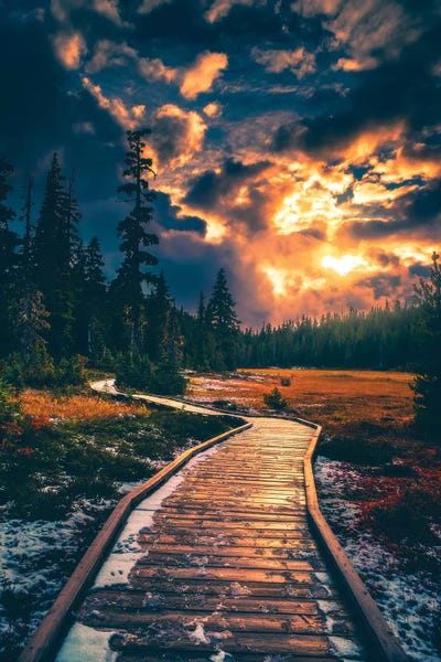 Hyperreal Landscape Photography: Moody Alpine Skies by Zach Doehler