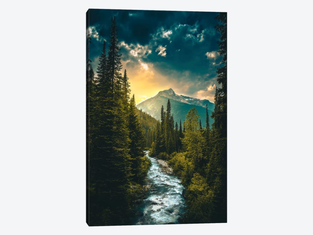 Where The River Flows by Zach Doehler 1-piece Canvas Wall Art