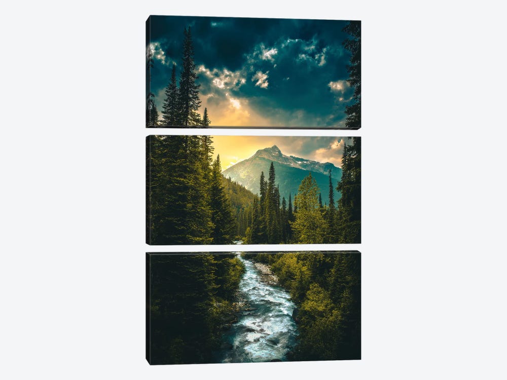 Where The River Flows by Zach Doehler 3-piece Canvas Art