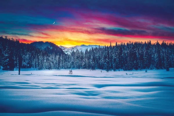 Hyperreal Landscape Photography: Winter Wonderland by Zach Doehler
