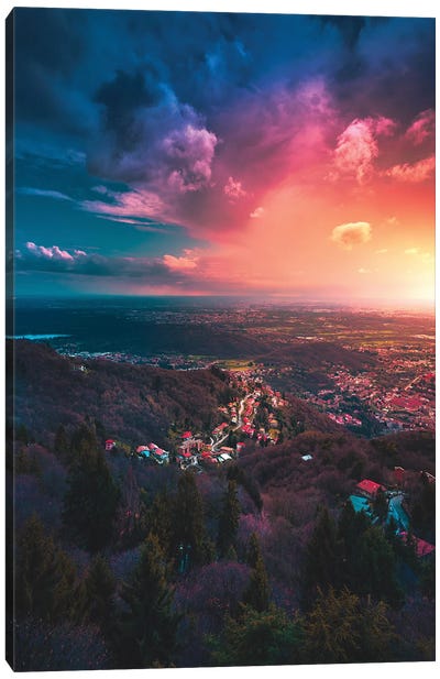 A Coverage Of Colour Canvas Art Print - Valley Art