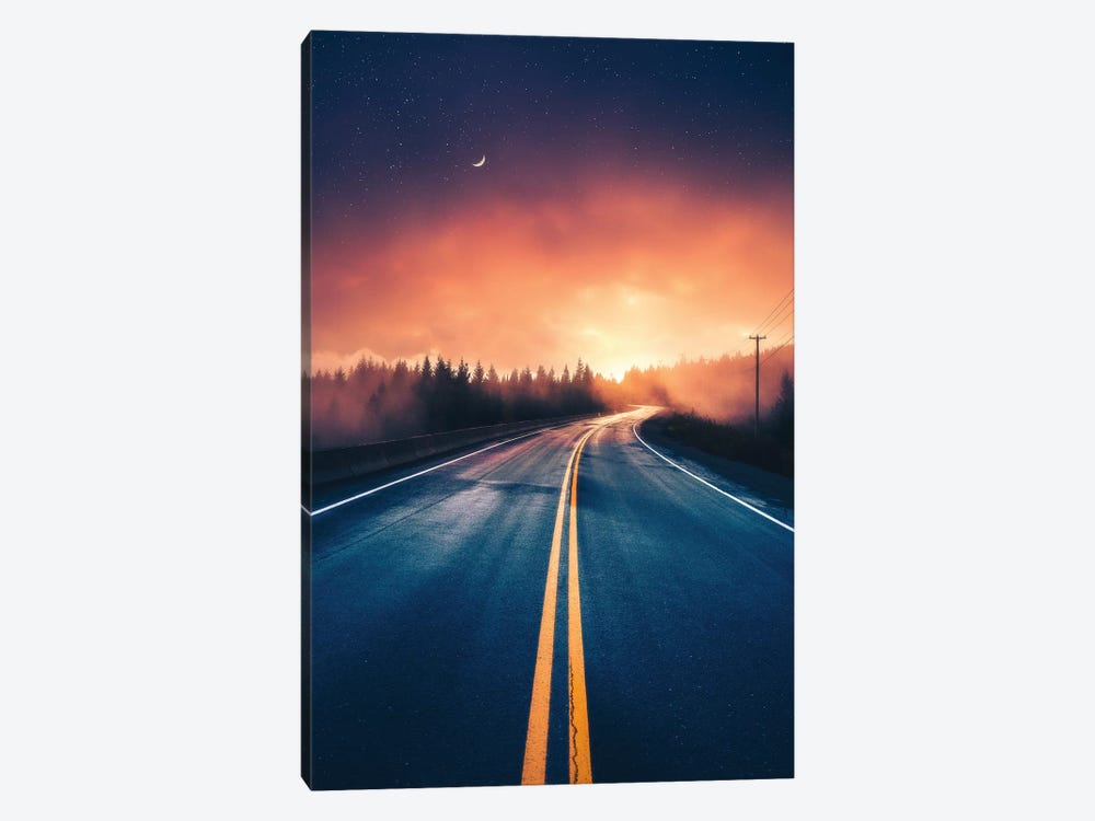 Driving Without A Destination by Zach Doehler 1-piece Canvas Wall Art