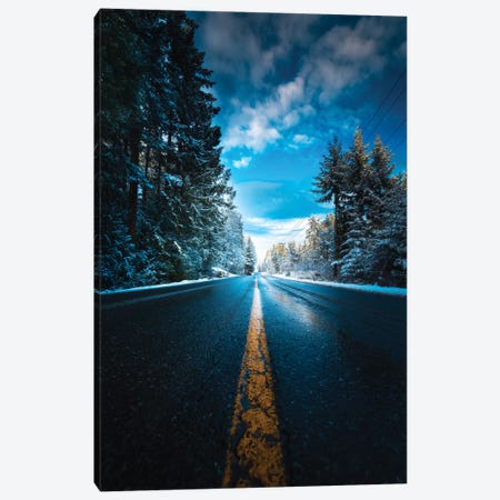 Frozen Roads Canvas Print #ZDO72} by Zach Doehler Art Print