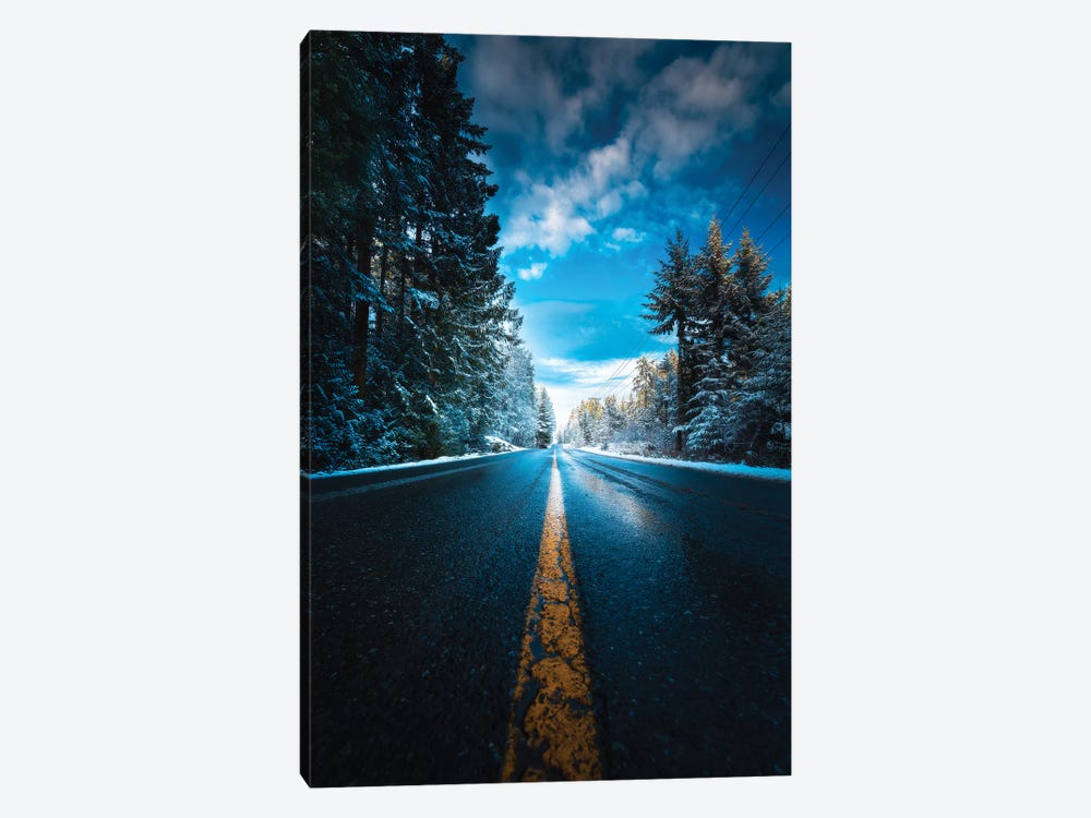 Frozen Roads by Zach Doehler 1-piece Art Print