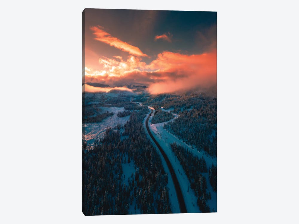 Mountain Sunsets 1-piece Canvas Art