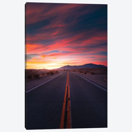 The Highway Of Colours Canvas Print #ZDO78} by Zach Doehler Art Print