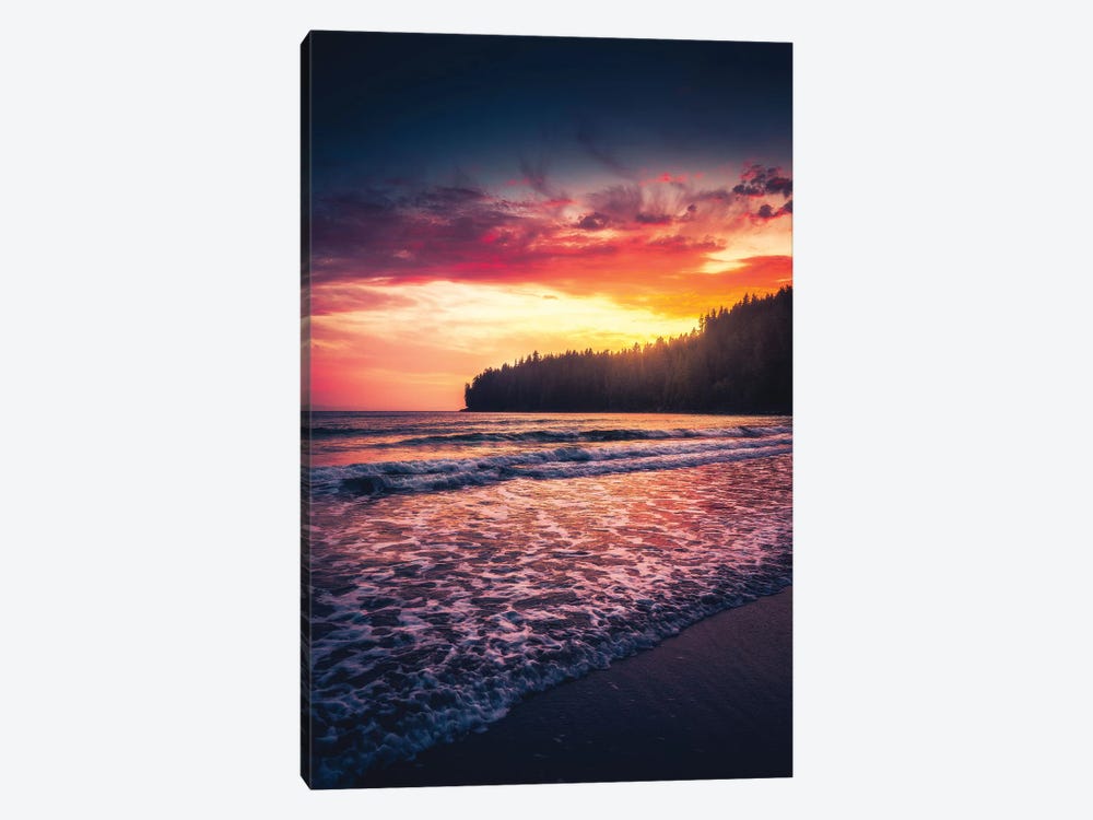 Oceanside Tranquility by Zach Doehler 1-piece Canvas Art Print