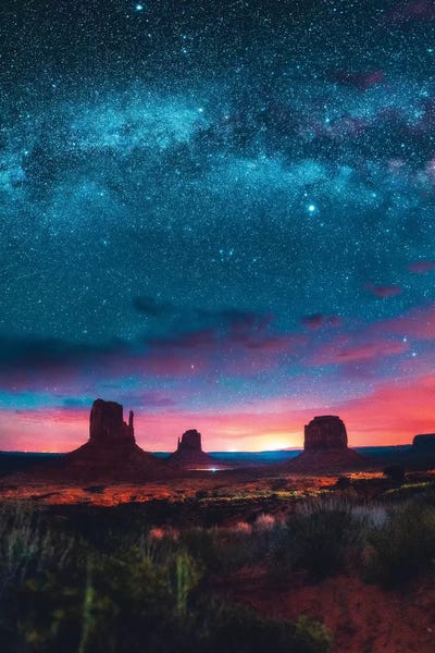 Hyperreal Landscape Photography: Galactic Canopy by Zach Doehler