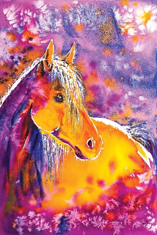 Sunny Mare by Zaira Dzhaubaeva wall art