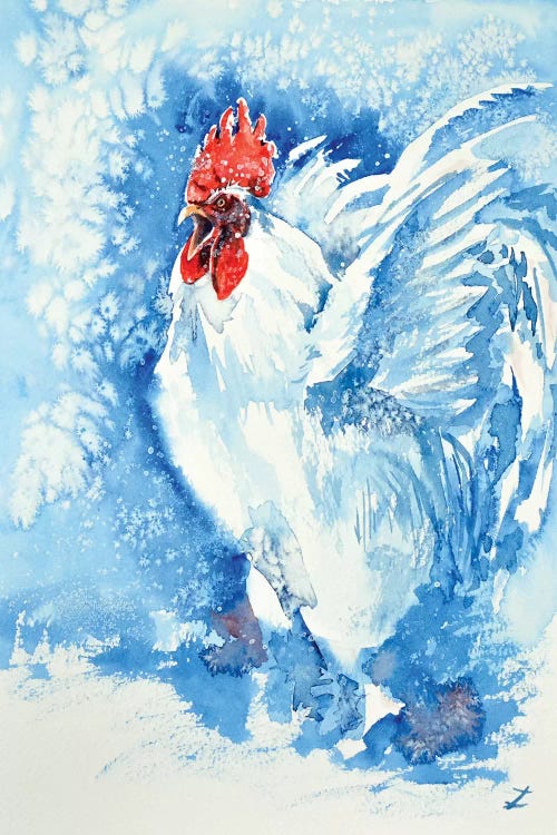 White Rooster