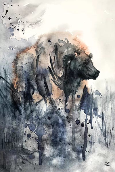 Bears: Bear Watercolor   by Zaira Dzhaubaeva