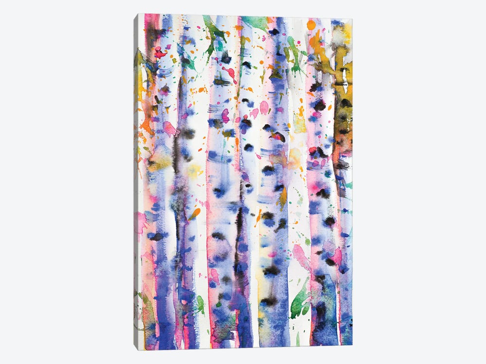 Birch Trees by Zaira Dzhaubaeva 1-piece Canvas Art