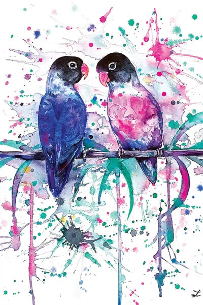 Love Birds: Love is in the Air Lovebirds   by Zaira Dzhaubaeva
