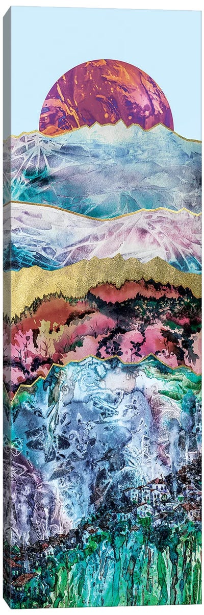 Mountain Landscape  Canvas Art Print - Zaira Dzhaubaeva