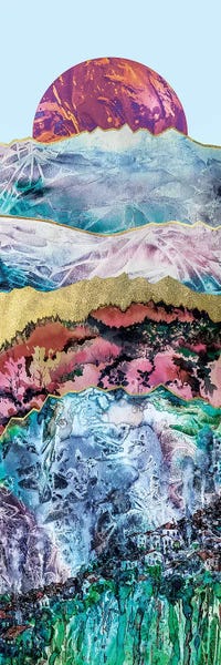 Zaira Dzhaubaeva: Mountain Landscape  by Zaira Dzhaubaeva