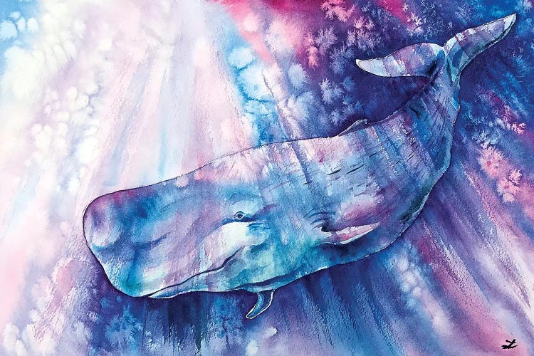 Smile of Cachalot  by Zaira Dzhaubaeva wall art
