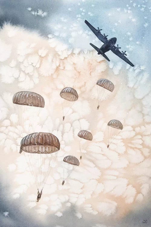 Airborne All The Way by Zaira Dzhaubaeva wall art