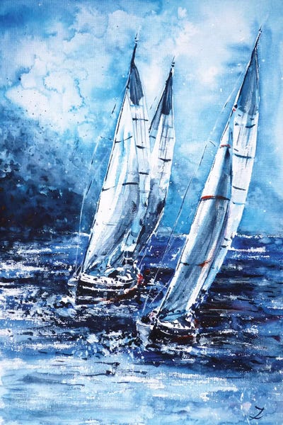Zaira Dzhaubaeva: Sailing Away From The Storm by Zaira Dzhaubaeva