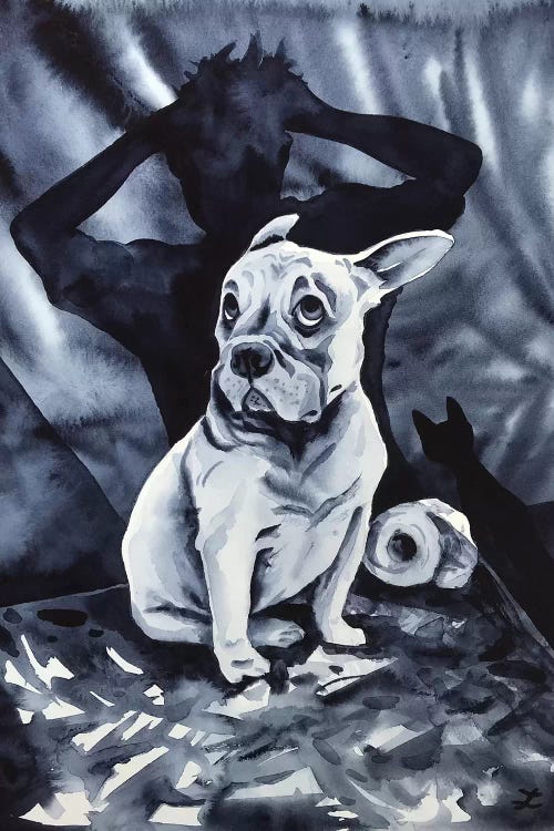 It Was The Cat... by Zaira Dzhaubaeva wall art