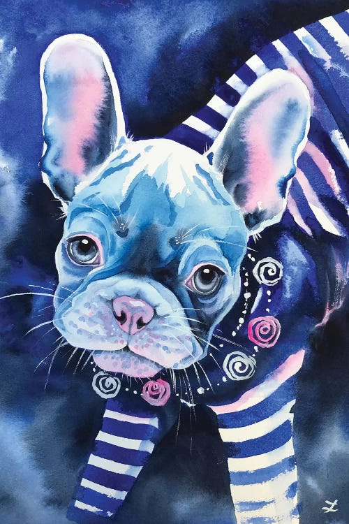 Frenchie In Breton Shirt