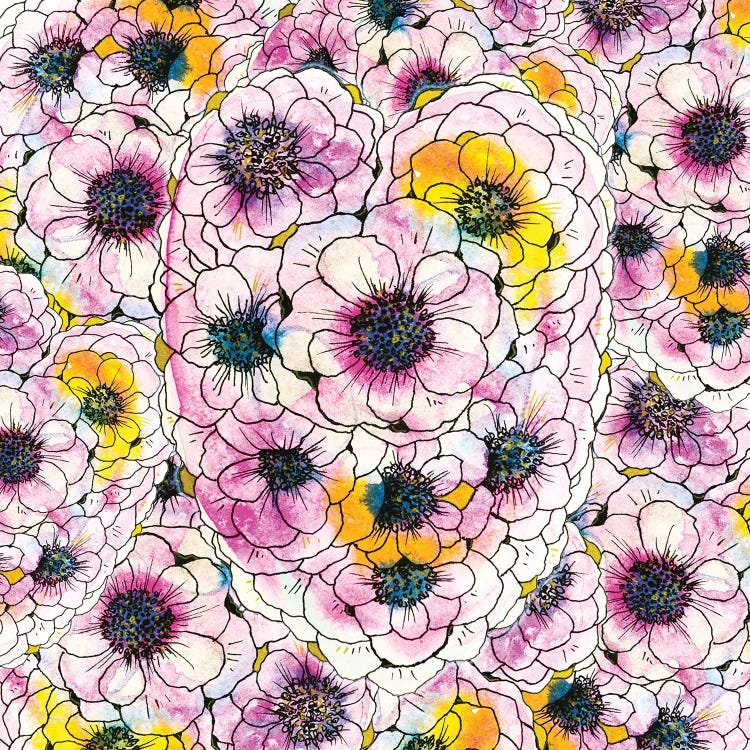 Blooming Heart by Zaira Dzhaubaeva wall art