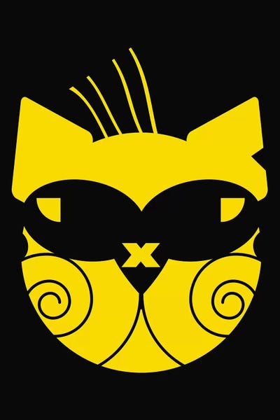 Cool Cat by Zaira Dzhaubaeva canvas print